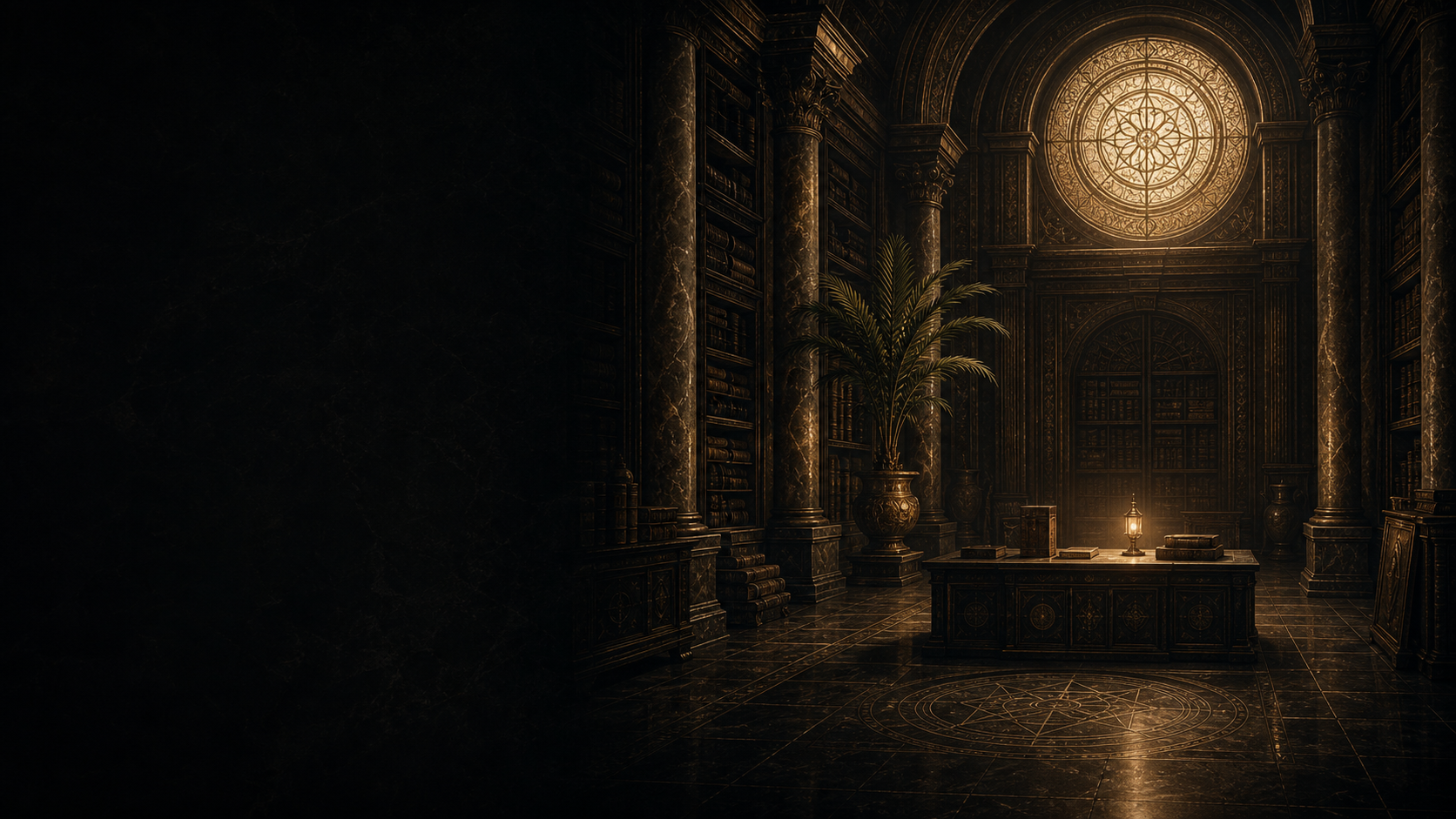 An illuminated threshold into the Path of Return