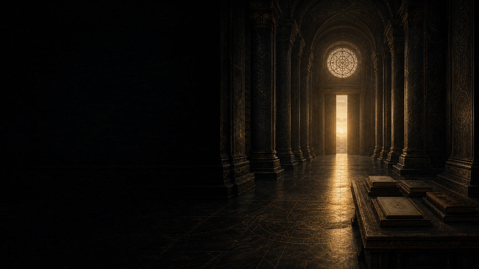 The open doorway of the first Archive chamber