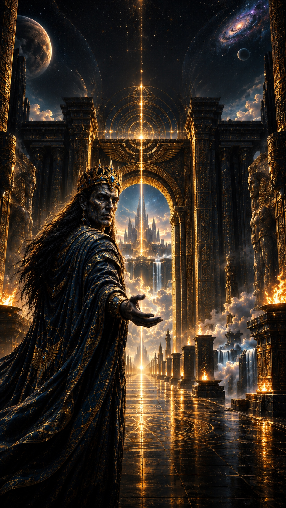 A luminous threshold opening toward what lies beyond the Living Archive